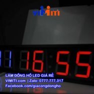 Đồng hồ led điện tử giờ phút 50 dong ho dem nguoc gio phut giay 2 mau