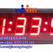 Đồng hồ led điện tử 6 số 47 dong ho led dien tu dem nguoc thi dau the thao