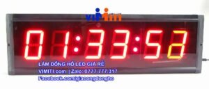 Gia công đồng hồ điện tử led dùng cho trường học ở Nha Trang 9 dong ho led dien tu dem nguoc thi dau the thao