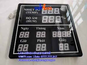 Phân phối đồng hồ vạn niên led dùng cho xí nghiệp tại Đà Lạt 7 dong ho led dien tu gia si