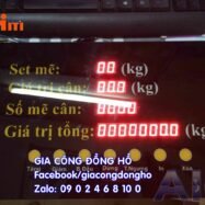 Đồng hồ điện tử led dùng trong xí nghiệp 40 dong ho led dien tu nha may