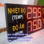 Đồng hồ đo nhiệt độ và độ ẩm 90 dong ho led do nhiet do