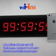 Đồng hồ led điện tử 6 số 44 dong ho led gia si