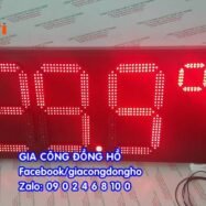 Đồng hồ led báo giờ tự động 83 dong ho led giam sat nhiet do