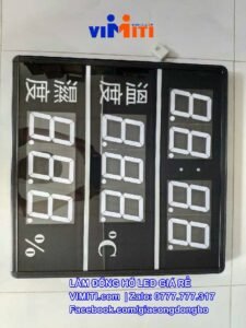 Cung ứng đồng hồ led điện tử vạn niên dùng cho xưởng sản xuất ở Bình Phước 6 dong ho led giam sat nhiet do do am