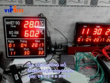 gia cong dong ho led dien tu