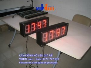 Xưởng đồng hồ giá sỉ, làm đồng hồ led điện tử vạn niên giá rẻ ở Đồng Nai 8 thiet ke dong ho dien tu led 4 so