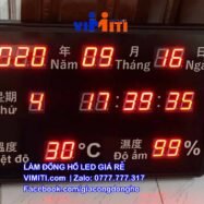 Đồng hồ điện tử vạn niên 42 thiet ke dong ho led dien tu