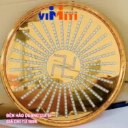 Đèn thờ trang trí hào quang thờ phật 22 den trang tri hao quang ban tho