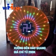 Mẫu đèn tia hào quang mẹ quan âm 22 hao quang led tuong phat