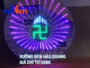 Địa chỉ làm đèn led tia hào quang giá rẻ 20 led hao quang hieu ung dep