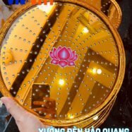 Mẫu đèn led hào quang vòng tròn 23 xuong lam den anh hao quang