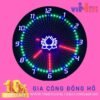 Đồng hồ treo tường 118 dong ho led dien tu tron