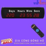 Đồng hồ báo thức 75 dong ho led nhieu gio