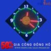 dong ho led vuong