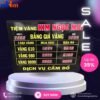 Màn hình led hiển thị giá cả 104 bang gia vang