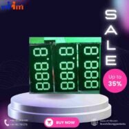 Bảng thông tin led giá cả ngoài trời 70 bang gia xang dien tu