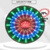 Đèn led hào quang phật quan âm 66 den hao quang led hoa sen