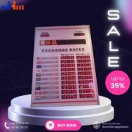 Bảng tỷ giá lãi suất ngân hàng led 42 man hinh hien thi gia ca