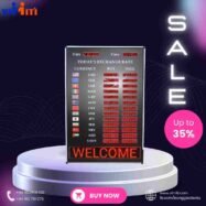 Bảng tỷ giá lãi suất ngân hàng led 40 man hinh hien thi gia tien led