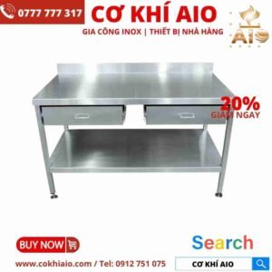 Gia công inox Hóc Môn 1 ban lam viec inox gia re