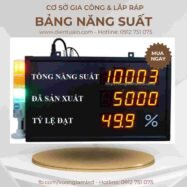 Bảng hiển thị kế hoạch sản xuất 24 bang dien tu led hien thi nang suat lao dong