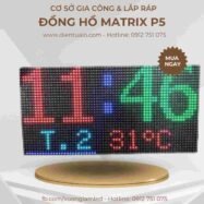 bang hien thi dong ho matrix