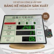 Bảng hiển thị thông tin 101 bang ke hoach san xuat