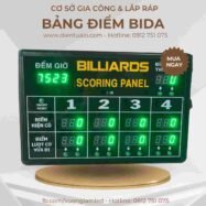 Bảng hiển thị thông tin 98 bang led hien thi bang bida