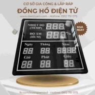 Bảng hiển thị thông tin 90 bang led hien thi dong ho led