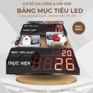 Thiết bị đếm sản phẩm 52 bang led hien thi muc tieu san xuat