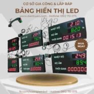 Bảng hiển thị thông tin 80 bang led hien thi san luong san xuat