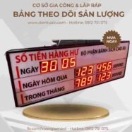 Bảng hiển thị sản lượng điện tử 35 bang led hien thi tien do san xuat