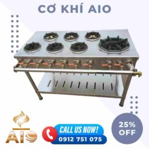 Gia công inox Bình Thạnh 6 bep khe