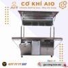 lam xe coffee cart inox