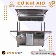 Gia công xe đẩy inox