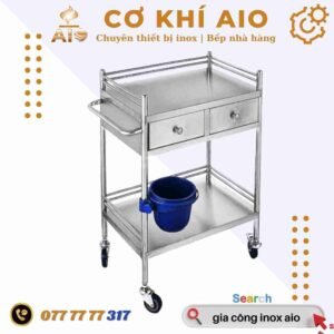 Gia công inox quận 10 3 lam xe day hang inox