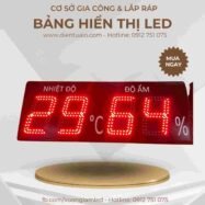 Bảng led hiển thị ngoài trời 13 man hinh hien thi nhiet do do am