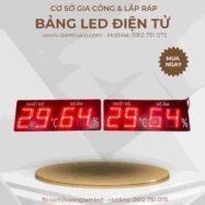 Bảng led hiển thị ngoài trời 12 man hinh hien thi nhiet do va do am