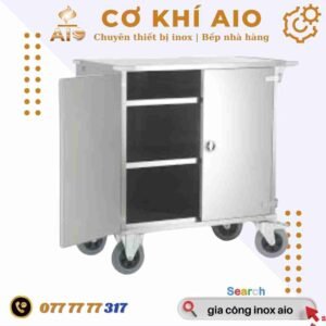 Gia công inox Biên Hòa Đồng Nai 1 tu inox co banh xe
