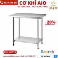 Gia công kệ inox
