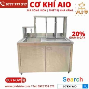 Gia công inox tphcm 1 xuong lam quay bar inox gia re